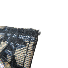 将图像加载到图库查看器中，Dior Oblique Reversible Belt Navy4800ZZYSE_H05E Canvas Leather
