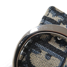 将图像加载到图库查看器中，Dior Oblique Reversible Belt Navy4800ZZYSE_H05E Canvas Leather

