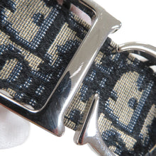 将图像加载到图库查看器中，Dior Oblique Reversible Belt Navy4800ZZYSE_H05E Canvas Leather
