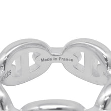 将图像加载到图库查看器中，HERMES Chaine d&#39;Ancre Anchene Ring Size PM/51/#11 SV925
