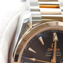 将图像加载到图库查看器中，OMEGA Seamaster Aqua Terra Annual Calendar W38.5mm Stainless Steel K18PG Gray Dial231.20.39.22.06.001

