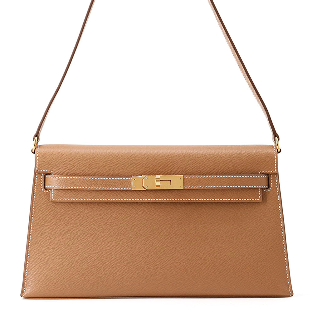 HERMES Kelly Elan Gold Veau Madame