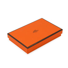 将图像加载到图库查看器中，HERMES Card Case RMS Blue Nuit Evercolor
