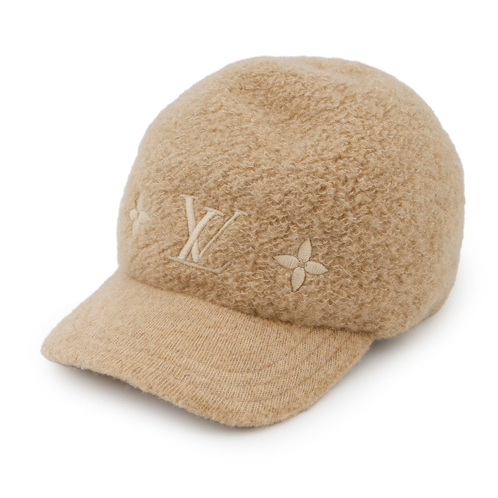 LOUIS VUITTON Woolgram Cap Size L BeigeM7250L Cotton49% Wool 28% Nylon22% Polyurethane1%