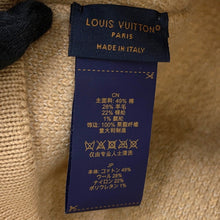 Load image into Gallery viewer, LOUIS VUITTON Woolgram Cap Size L BeigeM7250L Cotton49% Wool 28% Nylon22% Polyurethane1%
