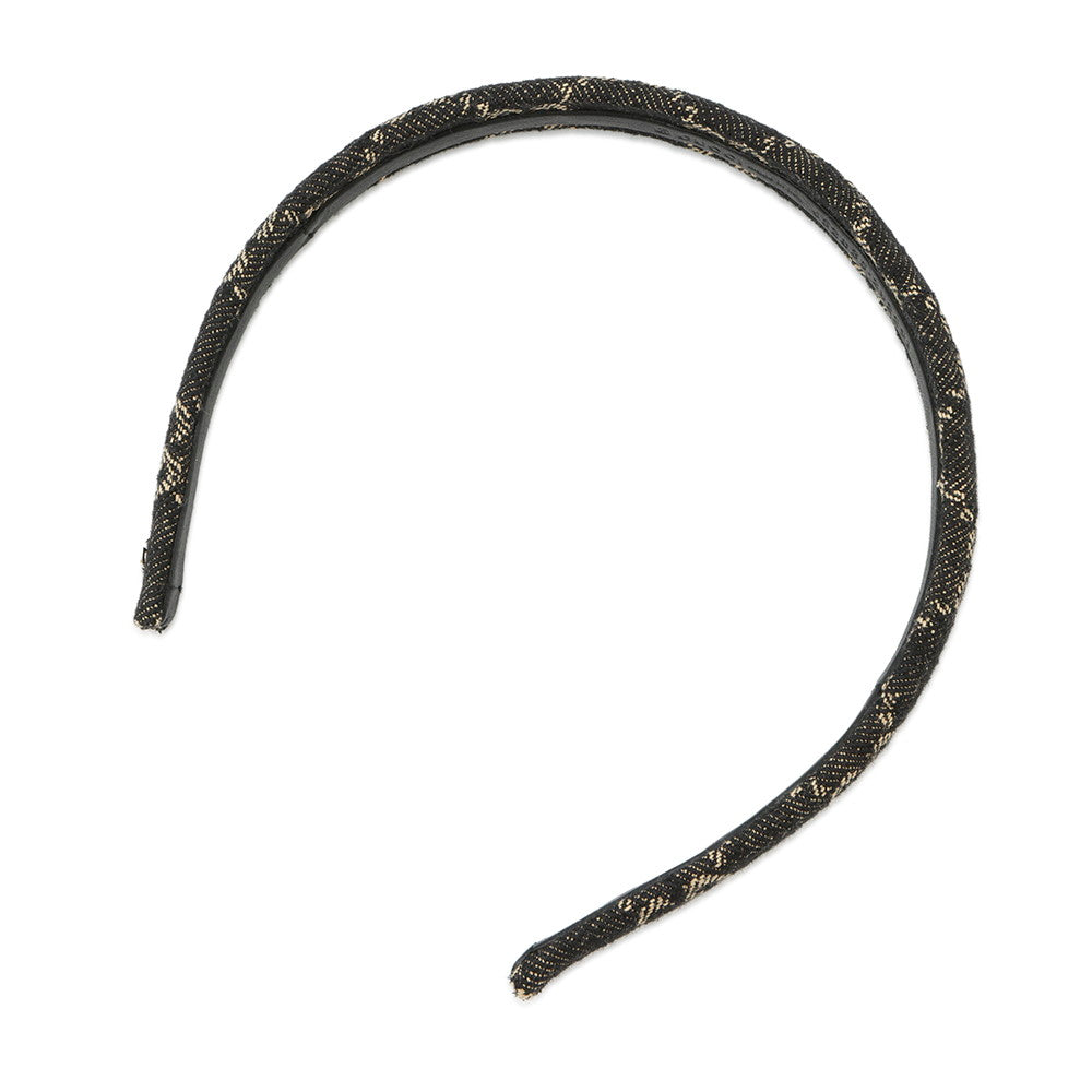 GUCCI GGDenim headband IndigoBlue652835 Denim