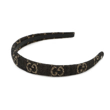 将图像加载到图库查看器中，GUCCI GGDenim headband IndigoBlue652835 Denim
