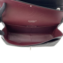 将图像加载到图库查看器中，CHANEL Jumbo Matelasse Double Flap Shoulder Bag BlackA58600 Caviar Leather Size 30
