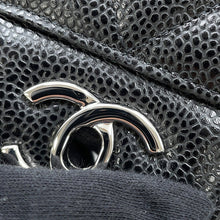 将图像加载到图库查看器中，CHANEL Jumbo Matelasse Double Flap Shoulder Bag BlackA58600 Caviar Leather Size 30
