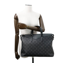 将图像加载到图库查看器中，LOUIS VUITTON Briefcase・Explorer NoirM40566 Monogram Eclipse
