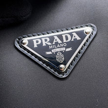 Load image into Gallery viewer, PRADA Tote Bag 2WAY Black2VG115 Nylon Brushed Leather
