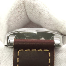 将图像加载到图库查看器中，PANERAI Luminor Marina Logo Acciaio W44mm Stainless Steel Leather White DialPAM00660

