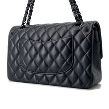 Load image into Gallery viewer, CHANEL Matelasse W Flap ChainShoulder Bag BlackA01112 Lambskin Size 25
