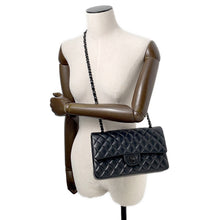 Load image into Gallery viewer, CHANEL Matelasse W Flap ChainShoulder Bag BlackA01112 Lambskin Size 25
