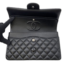 Load image into Gallery viewer, CHANEL Matelasse W Flap ChainShoulder Bag BlackA01112 Lambskin Size 25
