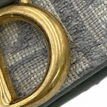 将图像加载到图库查看器中，Dior Oblique Saddle Bloom Card Holder GrayS5611CTZQ Canvas/Leather
