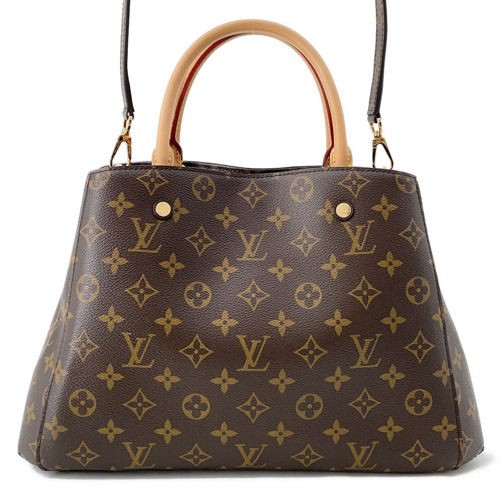LOUIS VUITTON Montaigne Brown/BordeauxM41056 Monogram Size MM