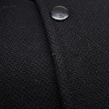 Load image into Gallery viewer, CELINE Leather Stadium Jacket Size 48 Black/White2V56D896C Wool 90% Nylon 10% Leather: Sheep Leather
