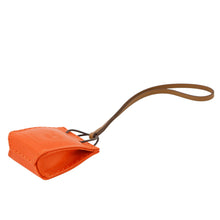 将图像加载到图库查看器中，HERMES Sac Orange Feu/Gold Swift Leather
