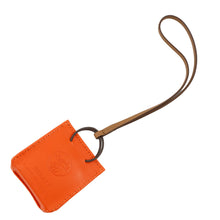 将图像加载到图库查看器中，HERMES Sac Orange Feu/Gold Swift Leather
