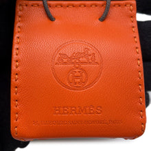 将图像加载到图库查看器中，HERMES Sac Orange Feu/Gold Swift Leather
