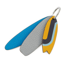 Load image into Gallery viewer, HERMES Petit H 3surfs Blue/Jaune/Purple Togo Leather Swift Leather Chevre Myzore Goatskin
