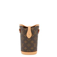 将图像加载到图库查看器中，LOUIS VUITTON Fold Me Pouch BrownM80874 Monogram
