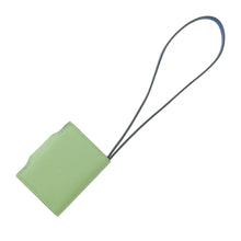 Load image into Gallery viewer, HERMES Ulysses Bag Charm Vert Cricket/Blue France Evercolor
