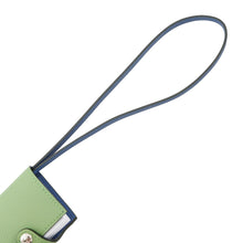 Load image into Gallery viewer, HERMES Ulysses Bag Charm Vert Cricket/Blue France Evercolor
