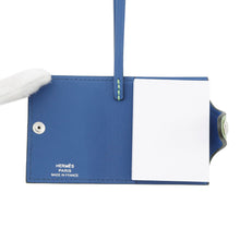 Load image into Gallery viewer, HERMES Ulysses Bag Charm Vert Cricket/Blue France Evercolor
