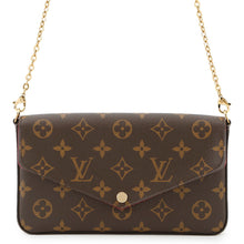将图像加载到图库查看器中，LOUIS VUITTON Felicie Pochette FuchsiaM61276 Monogram
