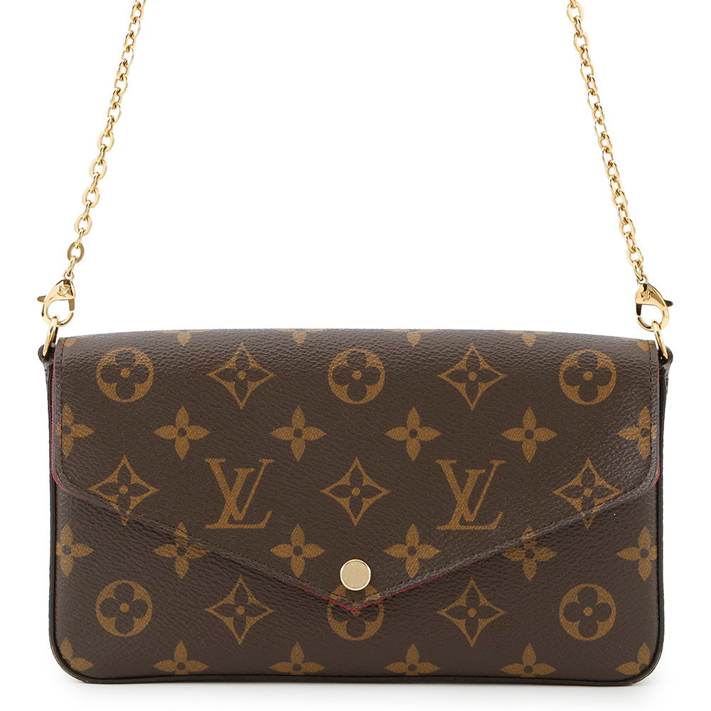 LOUIS VUITTON Felicie Pochette FuchsiaM61276 Monogram