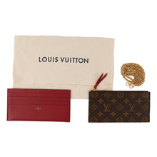 将图像加载到图库查看器中，LOUIS VUITTON Felicie Pochette FuchsiaM61276 Monogram
