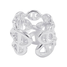 将图像加载到图库查看器中，HERMES Chaine d&#39;Ancre Anchene Ring Size GM/50/#10 SV925

