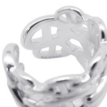 将图像加载到图库查看器中，HERMES Chaine d&#39;Ancre Anchene Ring Size GM/50/#10 SV925
