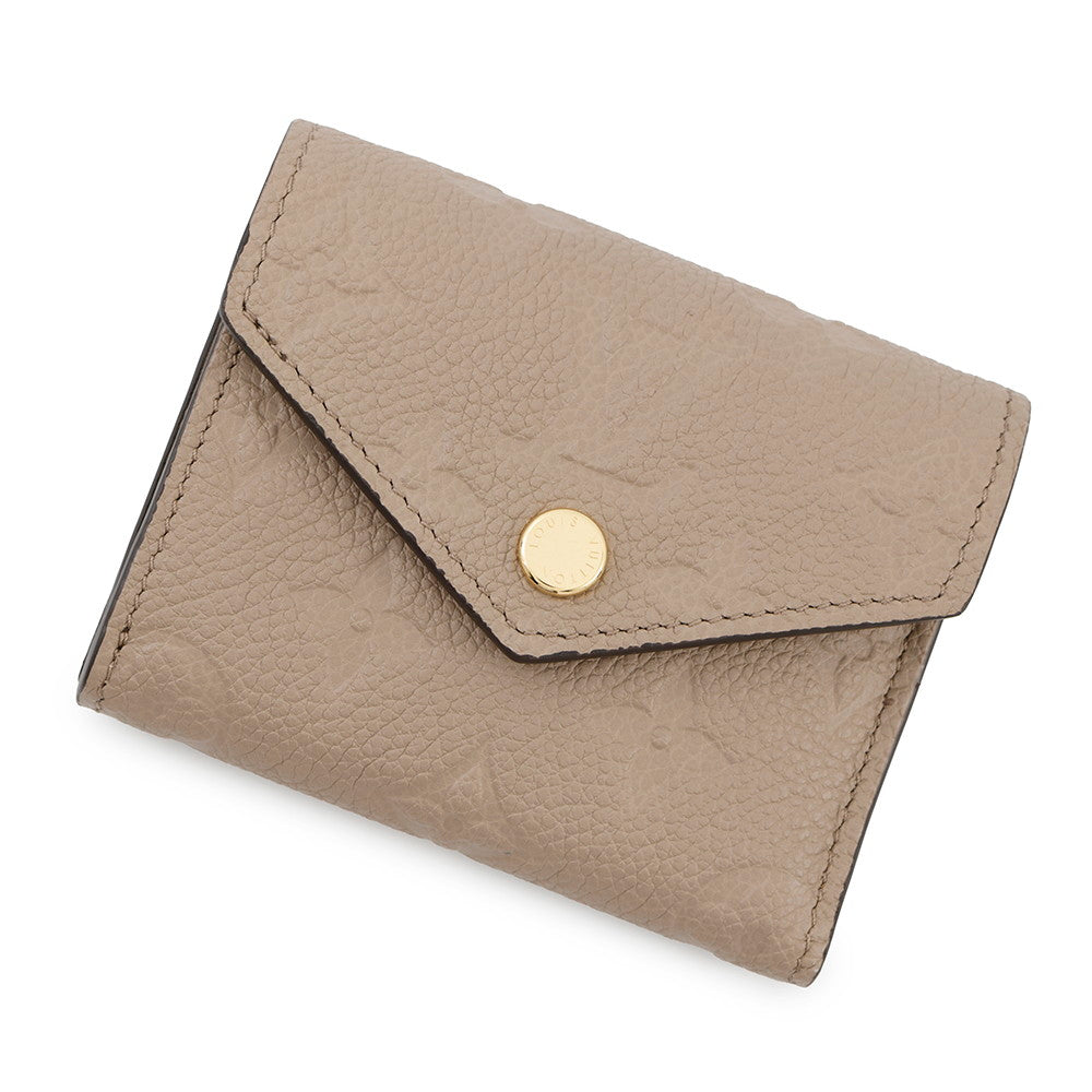 LOUIS VUITTON Portefeuille Zoe TourterelleM69800 Monogram Empreinte Leather