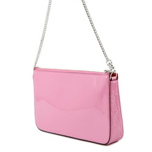 将图像加载到图库查看器中，Christian Louboutin Rubira ChainShoulder Bag Pink3225249 Patent Leather
