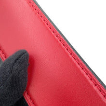将图像加载到图库查看器中，Christian Louboutin Rubira ChainShoulder Bag Black/Red1225230 Calf Leather Size Calf Leather
