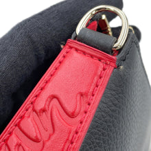 将图像加载到图库查看器中，Christian Louboutin Rubira ChainShoulder Bag Black/Red1225230 Calf Leather Size Calf Leather
