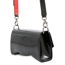 将图像加载到图库查看器中，Christian Louboutin Loubi 54 Crossbody Bag Black1235232 Patent Leather
