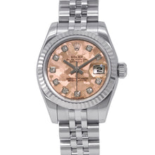 将图像加载到图库查看器中，ROLEX Datejust W26mm Stainless Steel K18WG Pink Gold Dial179174G

