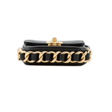 将图像加载到图库查看器中，CHANEL MatelasseFlap Bag ChainShoulder Bag BlackAS2833 Calf Leather Size Mini
