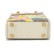 将图像加载到图库查看器中，FENDI Sunshine Shopper 2-Way Shoulder Bag in collaboration with Antonio Lopez Brown/Multicolor8BS051 PVC Leather
