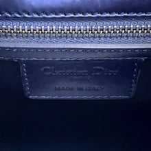 Load image into Gallery viewer, Dior Lady Dior 2WAY Handbag MetalicPurple Leather Size Medium
