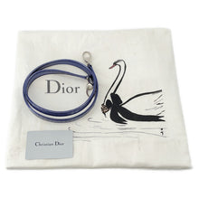 Load image into Gallery viewer, Dior Lady Dior 2WAY Handbag MetalicPurple Leather Size Medium
