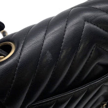 Load image into Gallery viewer, CHANEL Chevron Mini ChainShoulder Bag BlackA35200 Lambskin Size 18

