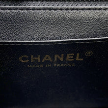 Load image into Gallery viewer, CHANEL Chevron Mini ChainShoulder Bag BlackA35200 Lambskin Size 18
