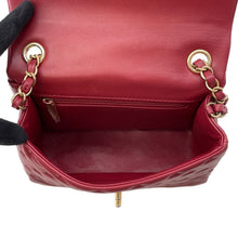 Load image into Gallery viewer, CHANEL Coco Handle 2WAY Handbag RedA98724 Lambskin Size Small
