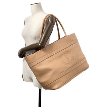 将图像加载到图库查看器中，SAINT LAURENT PARIS Cabas Rive Gauche Beige774156 Leather
