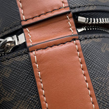 将图像加载到图库查看器中，CELINE Triomphe Cylindrical Shoulder Bag Black/Brown PVC Leather
